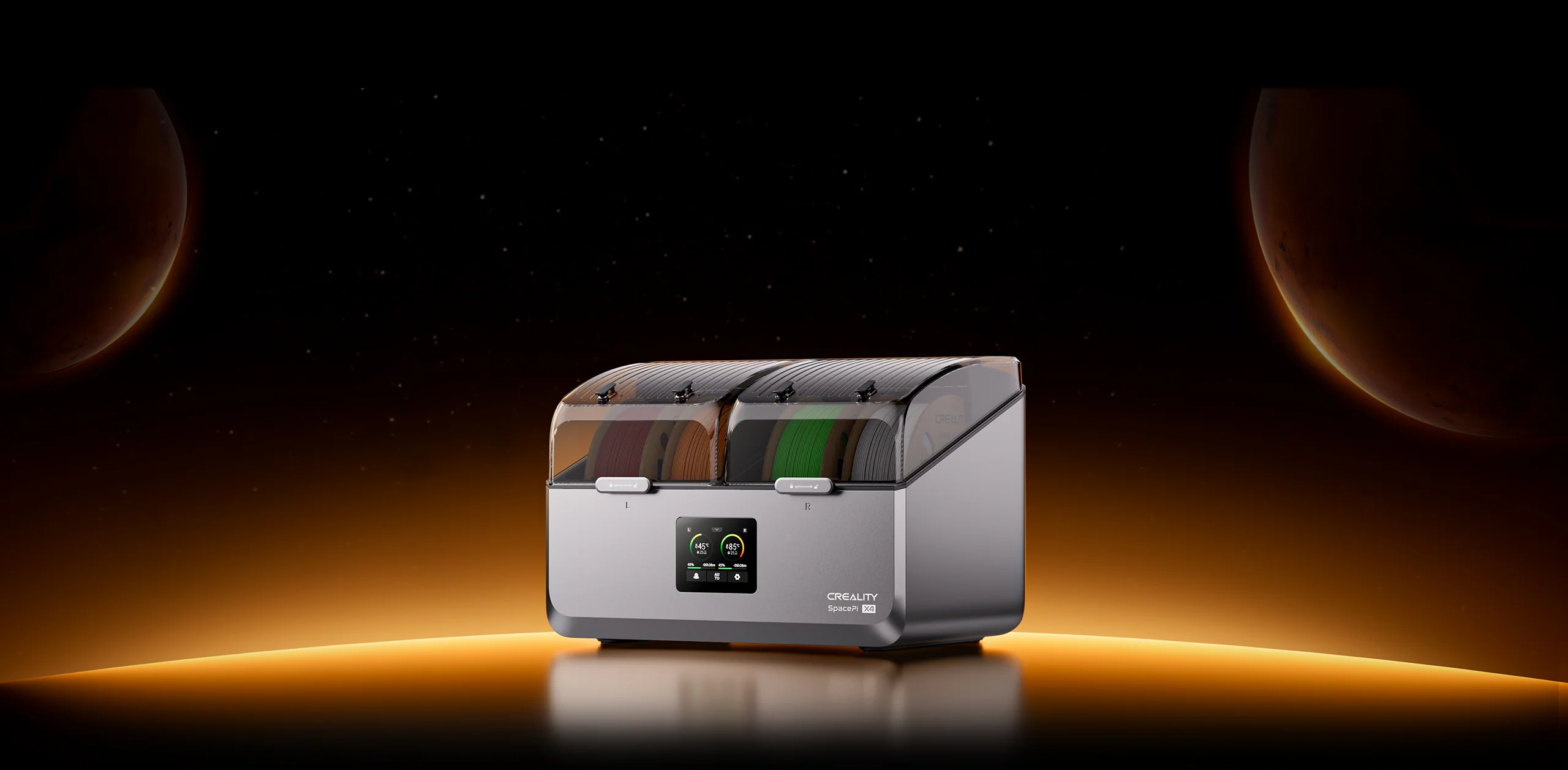Creality lancia SpacePi X4: l’asciugatore per filamenti a doppia camera è ora disponibile in preordine