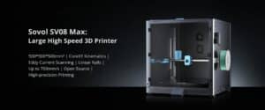 Sovol SV08 Max: la stampante 3D CoreXY ad alta velocità e grande formato